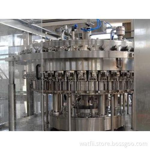 Liquid Water Bottle Packing Machine / Gas Drink Aseptic Fil